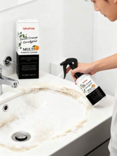 Limpiador multiusos - Agente de limpieza doméstico para eliminar grasa y suciedad, apto para cocina y baño, desengrasante y desincrustante potente, solución de limpieza multiusos para todos los escenarios