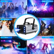 U'King 1200W RGB Fog Machine Professional Stage Smoke Machine With Wireless Remote Control For Atmosphere Theatrical Stage Party DJ Halloween Wedding Outdoor Indoor Christmas DJ Disco Ballroom KTV - US B Type Plug(110-127V) - View 8
