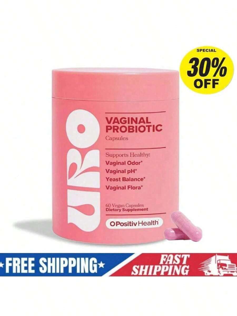 URO Probiotics For Women – Prebiotic & Lactobacillus Blend For Vaginal Flora, Odor & PH Support – 60 Vegan Capsules - Người khác - Xem 1