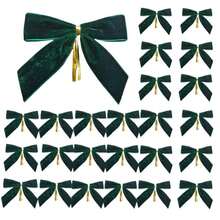 24 pezzi - Fiocchi in nastro, fiocchi in velluto, fiocchi, fiocchi in raso adesivi, confezioni regalo, piccoli fiocchi in nastro, nastri biadesivi per artigianato, torte, spuntino, borse, decorazioni per matrimoni, spose, San Valentino - Multicolore - Visualizzare 2