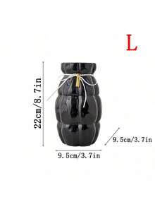 Nordic Modern Simple Creative Ceramic Rope Vase Home Living Room Dining Table Desktop Decoration Ornament Flower Utensils Home Decor Room Decor Flower Vase Glass Vase