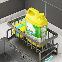 Kitchen Storage Rack Sink Drainage For Vegetable Cloth Sponge Steel Wire Ball - Multicolor - View 4