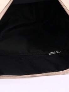 1pc Solid Color Nylon Zipper Closure Fashion Casual Backpack, Handbag For Women, Suitable For Spring, Summer, Autumn, Daily Use, Work, Business, Shopping - Multicolor - View 11