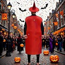 Halloween Adult Men Women Funny Cerative Dress Up Dress-Up-Mustard Ketchup Bottle Costume - Mustard Tomato Ketchup Unisex Dress Up - Adult Sizes, Party Dress