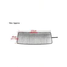 Parasol de Parabrisas Grueso para Jimny JB64 JB74W 2019 2020 2021 2022 2023 2024 2025 Reflector Plegable Parabrisas Delantero - Plateado - Ver 9