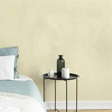 Arthome 40x310CM Papel Tapiz Autoadhesivo,Vinilo de PVC Impermeable, a prueba de Aceite,Papel Pintado para Cubierta de Muebles, Encimera, Cocina, Revestimiento de Estante Grano Seda Gris - Amarillo - Ver 4