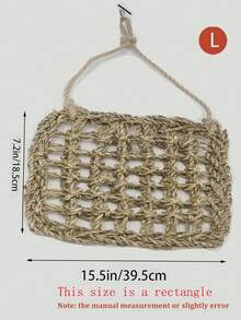 Parrot Toys Net Chewing Pendant Ladder, Tiger Stripe Peony Phoenicopterus Decorations For Medium To Large Birds (Random Quantity Of Net Grid Rows & Columns) - Camel - View 14