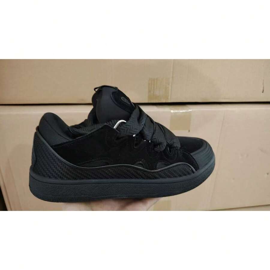 New Style Dexun Women's Shoes Rubber Sole Latex Insole Design Retro Couple Thickened Bread Sneakers Men's Shoes Zapatillas Elegantes De Mujer Sneakers Men - X360 - 查看 1
