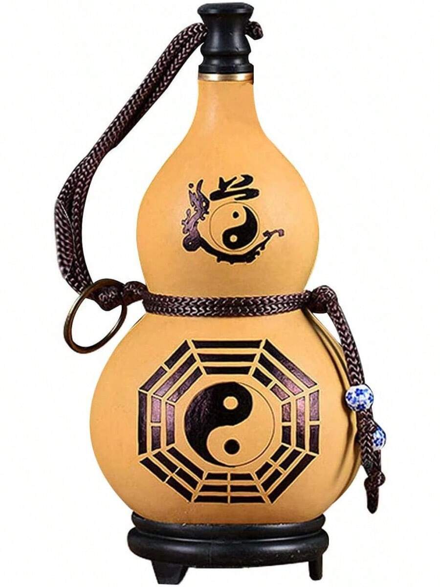 OPENDOOR Natural Wine Gourd, Outdoor Portable Water Bottle, Water, Wine,Medicine Gourd (9.5 Tall) - 1 - View 1