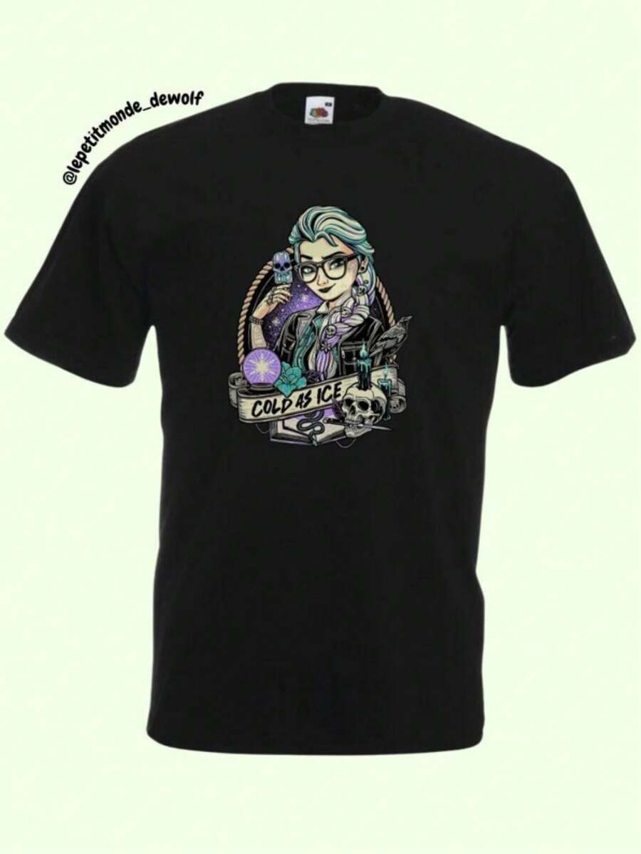 PunkT Shirt ,Inappropriate Disneyworld T-Shirt, Oddfan T-Shirts, Punk Tattoos Tx - Black - View 1