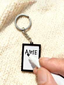 Funny Mini Writable Message Board Keychain, Suitable As A Small Gift, Humorous And Warm Keyring Christmas Bag Charms Car Teacher Friend Sister Gift Ideas