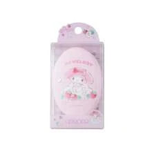 Miniso Sanrio My Melody - Lược gấp gọn di động bằng nhựa ABS thân thiện, tích hợp gương và lược, tuyệt vời cho việc trang điểm và làm tóc nhanh chóng của học sinh trong giờ giải lao (1 chiếc) - Hồng - Xem 6
