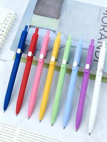 1 Stück 0,5 mm Retraktiver Schwarzer Kugelschreiber, sehr attraktives Vintage Schreibwaren für Studenten, Gummikugelschreiber, Touchscreen Stylus Spitze - Mittlere Spitze, Flüssiges Schreiben, Anti-Rutsch, Schwarze Tinte, Neuartiges Geschenk für Büro, Kollegen, Notizen, Journaling, perfekt für Erwachsene, Frauen & Männer