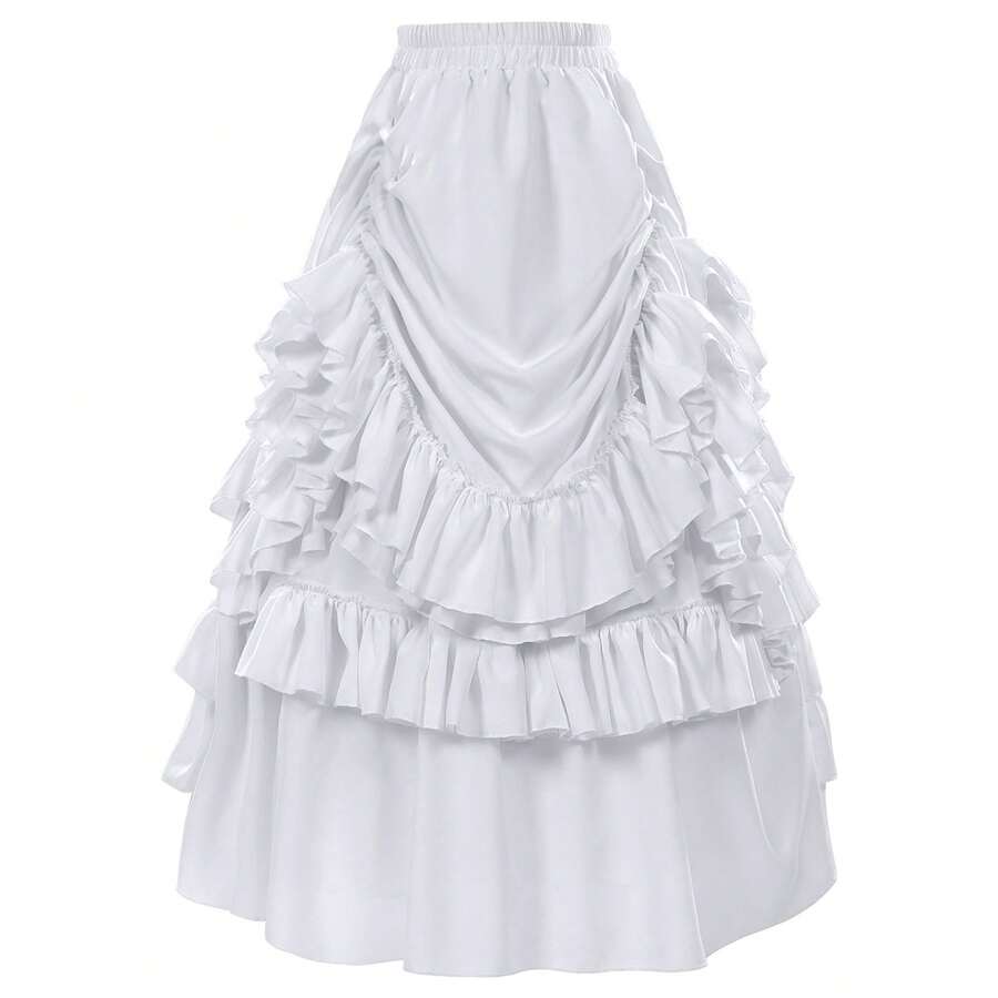 Cosplay Clothing - Retro Miniskirt White - View 1