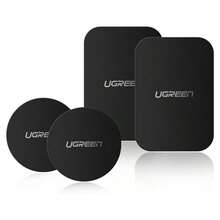 Lminas Metlicas Reemplazo de Placa Metal para Soporte Celular Automvil Magntico de Repuesto, Montar en Auto con Adhesivo para, 2 Redondas y 2 Rectangulares - A497 - Ver 1