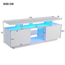 Television Stands & Entertainment Centers - White + Particle Board + 40-49 Inches - View 7