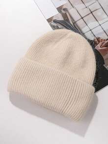 FADZOYLE 1pc/2pcs Hat & Scarf Set Solid Color Scarf Large Size Cashmere Feel Wraps Shawl For Dress Wedding And Gift Evening Dresses Travel Office, Fall Winter All Season Solid Color Knit Cuffed Beanie Hat Knitted Caps Soft Snug Outdoor Daily Use Gift Snow Ski Running Accessories