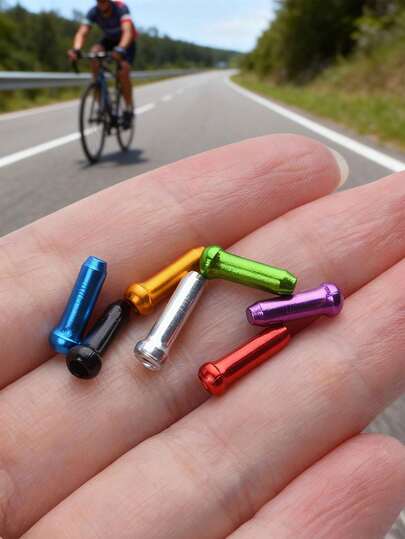 30/50 stuks aluminiumlegering fiets rem shifter binnenkabel tips draad eindkap kabel lijn kern kap afdekking versnelling