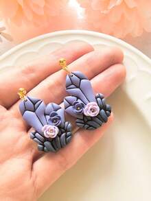 1/2/12 件万圣节猫耳环粘土工具、女巫帽聚合物粘土切割器，用于珠宝制作、万圣节饰品制作、粘土切割器模具制作手工工具 - Clay Cutter - 查看 7