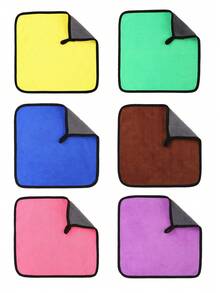 Soft Microfiber Car Washing Towel Coral Fleece Double-Sided Thickened Car Towel Lint Free Car Wash TowelAbsorbent Glass Cleaning Towel Automotive Cleaning Drying Cloth Car Care Detailing Towel Used For Cleaning Car Windshield Car Window Car Center Console Steering Wheel Trunk Stove Pot Bowl Faucet Kitchen Bathroom And Furniture Pet Towel Multi Functional Towel Thick Washable Kitchen Rag - Multicolor - View 11