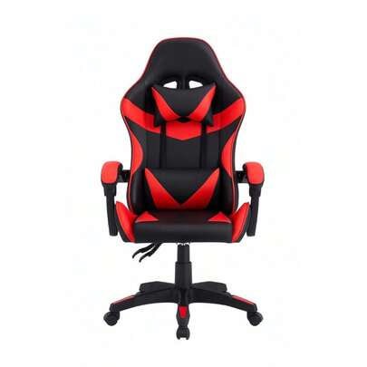 Cadeira Gamer Ergonômica Premium Reclinável Vermelha para Escritório com Rodinhas