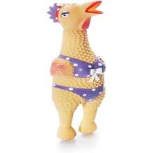 Outward Hound By Charming Pet Squawkers Earl Latex Squeaky Rubber Chicken Dog Toy, Funny Interactive Holiday Toy For Dogs, Large Size - ColorD - 查看 1