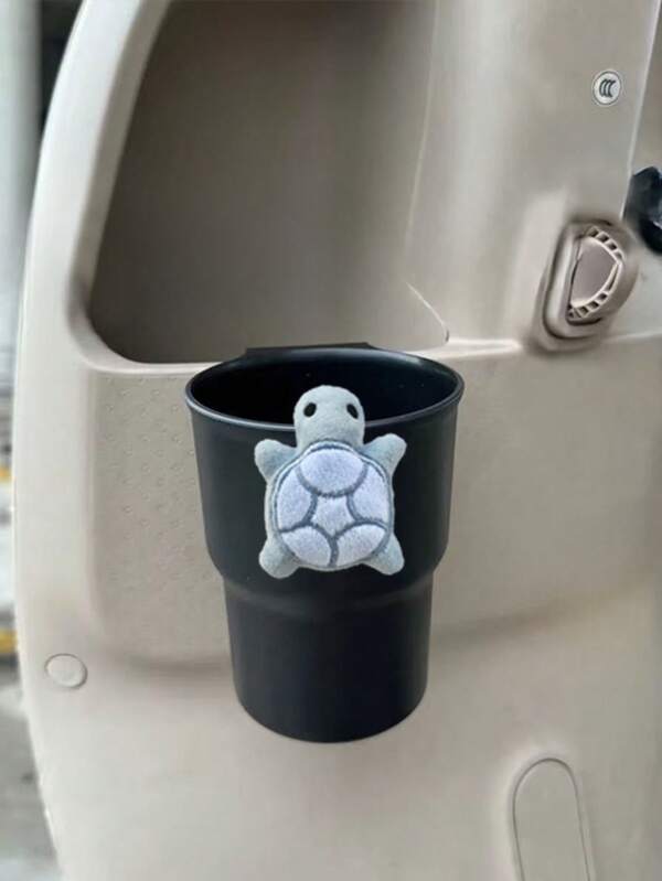 Car Cup Holder Storage Large Capacity Car Trash Can Front/Rear Organizer Box, Cup Holder Storage Bin For Car Interior