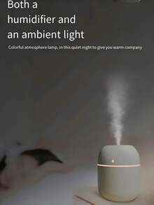 220ml Small Low Noise Humidifier - USB Powered, Suitable For Bedroom & Bathroom, Air Purifier, Essential Oil Diffuser - Multicolor - View 4