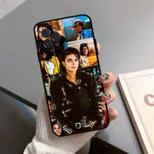 80s Pop Singer M-Michael J-Jackson Phone Case Silicone Soft Compatible With  16 15 14 13 12 11 Pro Mini XS MAX Plus X Cover, Cover Compatible With  17 Pro Max Case,  17 Pro Case,  17 Case,  16 Pro Max Case - Z1 - View 8