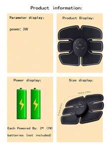 Wireless Muscle Stimulator EMS Hip Trainer Abdominal Abs Fitness Trainer Body Slimming Massager Fitnes Weight Loss Body Slim