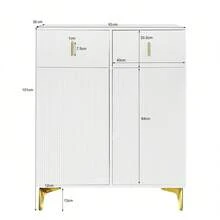 Storage Cabinets - White - View 5