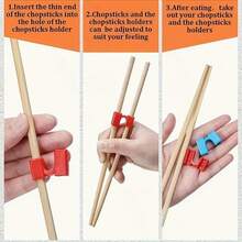 12pcs Chopstick Trainer! Lightweight, Non-Slip Training Chopsticks For Adults And Beginners. Reusable + Dishwasher .
