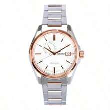 SEIKO PRESAGE Automatic Rose Gold Sapphire Dress Watch SSA200J1