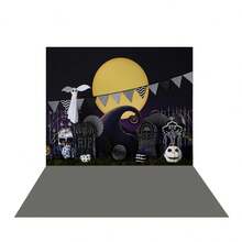 Photographic Background Panel Halloween Fabric Backdrop Sublimated Two Sizes - FDHAL0026 - View 1