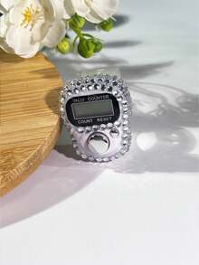 Rhinestone Finger Tally Counter, Rhinestone Electronic Counter, Full Cover Rhinestone Tally Counter