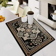 复洛克厨房台面沥水垫防滑防水餐桌餐垫小吧台专用耐热杯垫吸水垫 - 花色 - 查看 1