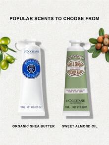 L'Occitane Hand Cream Gift Set 4pcs (Almond Soothing Hand Cream 10ml*2 + Shea Butter Hand Cream 10ml*2) - Mini Hand Cream Set (Shea Butter 10ml + Sweet Almond 10ml*2) - View 6