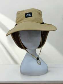 Unisex Wide Brim Waterproof And Quick-Drying Caps Outdoor Visor Bucket Hats Mesh Breathable Sun Hat With Neck Flap