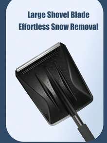 Pelle à neige amovible - Grande lame pour un déneigement sans effort, pelle à glace pour voiture