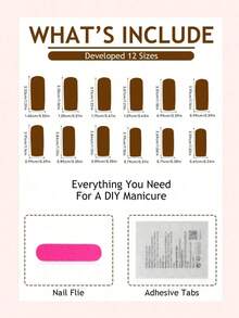 24pcs Rectangular Nail Stickers, White French Tip Design Weddings, Adding Atmosphere Women And Girls.Set Includes 1pc Gel And 1pc Nail File, Plus Other Manicure Accessories. - Nhiều màu - Xem 4