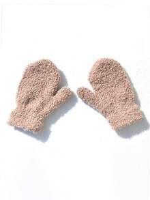 1/2 pares de luvas elásticas mágicas para bebês, luvas de malha macias para bebês do sexo feminino, luvas de malha de inverno para bebês do sexo masculino - Multicolorido - Ver 8