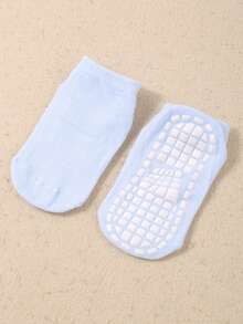 5/10 Pairs Of Random Children's Socks, Low Square Adhesive Anti Slip Socks, Suitable For Boys And Girls, Suitable For All Seasons, Casual And Comfortable, Soft, Anti Slip, Sports Socks, Baby Scratch Socks