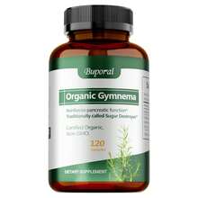 BUPORAI Gymnema Orgánica: Promueve La Salud Intestinal Y La Absorción De Nutrientes, Fortalece El Sistema Inmunológico Y Aumenta La Energía Natural - 120 Unidades - 120 cápsulas - Ver 10