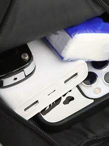 便携式男士单肩包、斜挎包、男士包、迷你斜挎包、休闲斜挎包、小型节日背包 - 彩色 - 查看 5