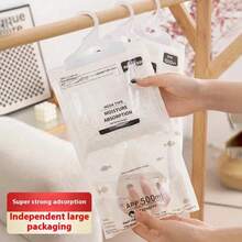 10/20pcs Large Dehumidifier Bags - Moisture Absorbing For Clothes, Non-Electric Wardrobe And Home Dehumidifier, Desiccant Bags