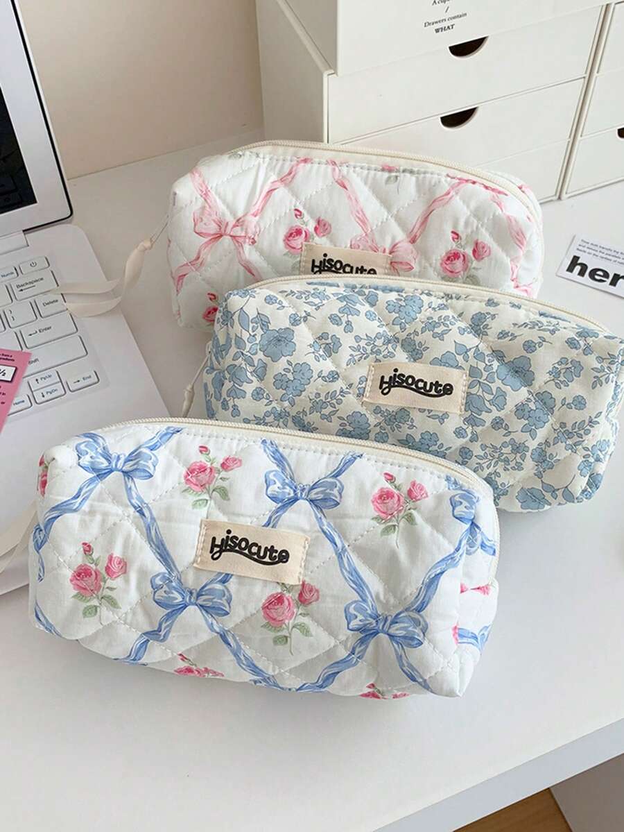 1PC Pencil Bag Pencil Case Pen Holder Coin Pouch Pen Simple Cosmetic Storage Bags Makeup Bag Office Stationery Organizer Pencil And Marker Cases,School Teacher Office Supplies Stuff,Bible Study Supplies Notebook Book