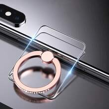 Transparent Phone Ring Holder, 360° Rotatable Finger Ring Stand, Compatible With Most Phones, Tablets And Phone Cases Compatible With IPhone, Android Phone, Gift For Birthday, Family, Friends Phone Grip Phone Holder