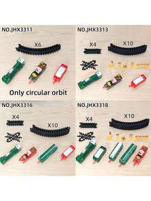 Christmas Train Set - Electric Remote Control Christmas Tree Train Set, Circular Track Around Tree, Lighting & Music Christmas Decor, Holiday Gift - Multicolor - View 12