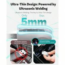 2025 Adaptador inalmbrico CarPlay y Android Auto 2 en 1, WiFi de 5 GHz, conexin automtica para y Android, se Adapta al 98+ Coches OEM con CarPlay - inicial - Ver 6