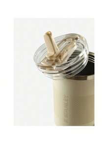 STANLEY - The  ProTour Flip Straw Tumbler 40 OZ Premium Stainless Steel Insulated Mug Sippy Cup Portable Water Bottle Large-Capacity Coffee Cup Water Cup With Handle And Straw, For Travel, Home, Office, Gift, Ice Drinks And Hot Drinks 10-12486 Christmas Gift New Year Gift 10-12486 1474 - 1474 奶油色漸變 - 查看 3
